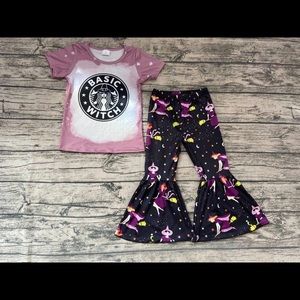 Toddler girls basic witch outfit